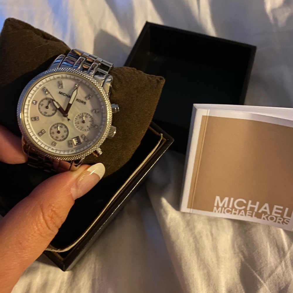 Michael Kors silver watch
